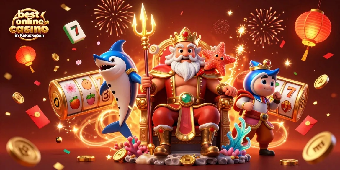 Experience the best online casino in Kazakhstan with vibrant gaming animations and festive details.