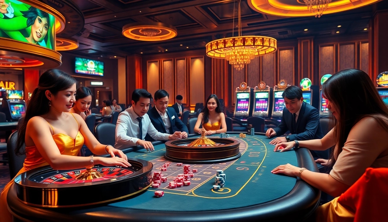Experience thrilling casino action at https://9bet89.com/ with vibrant gaming tables and professional dealers.