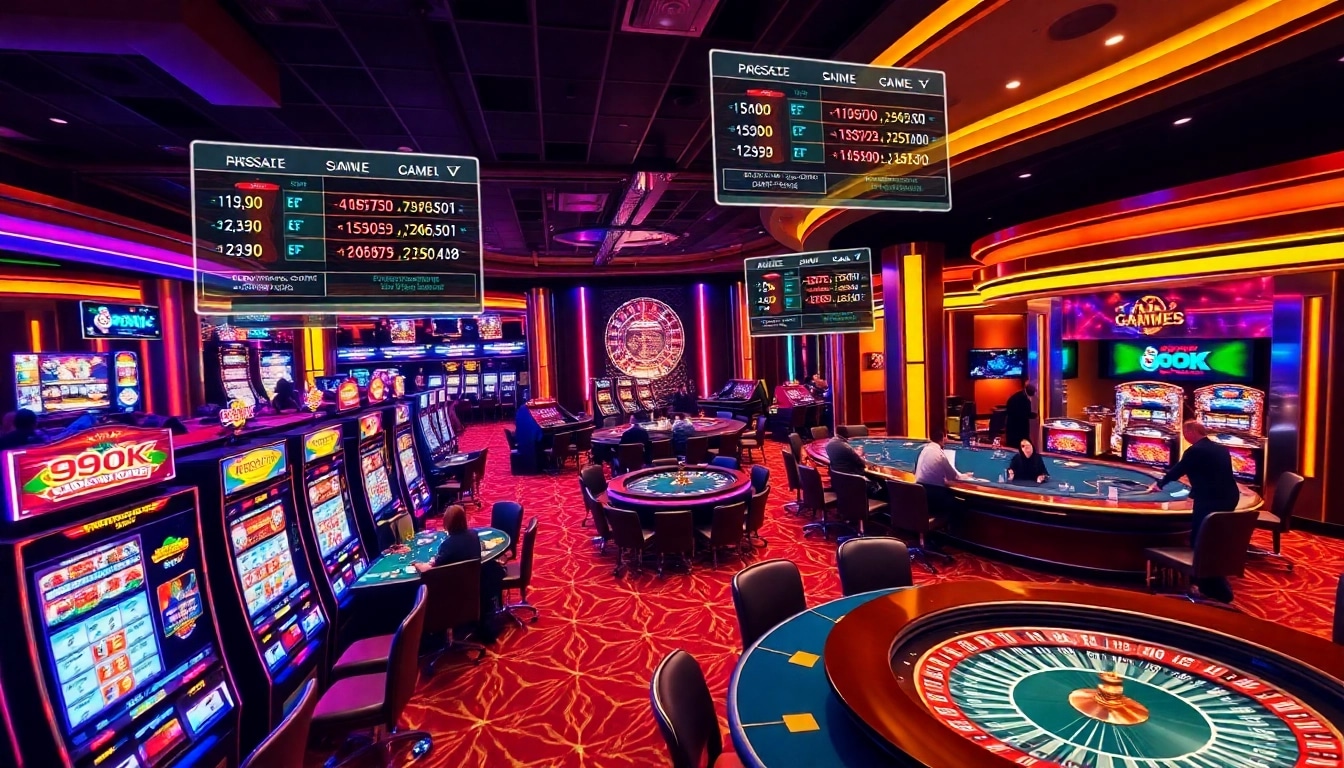 Experience the thrill of winning at 99OK com casino, featuring vibrant games and luxurious atmosphere.