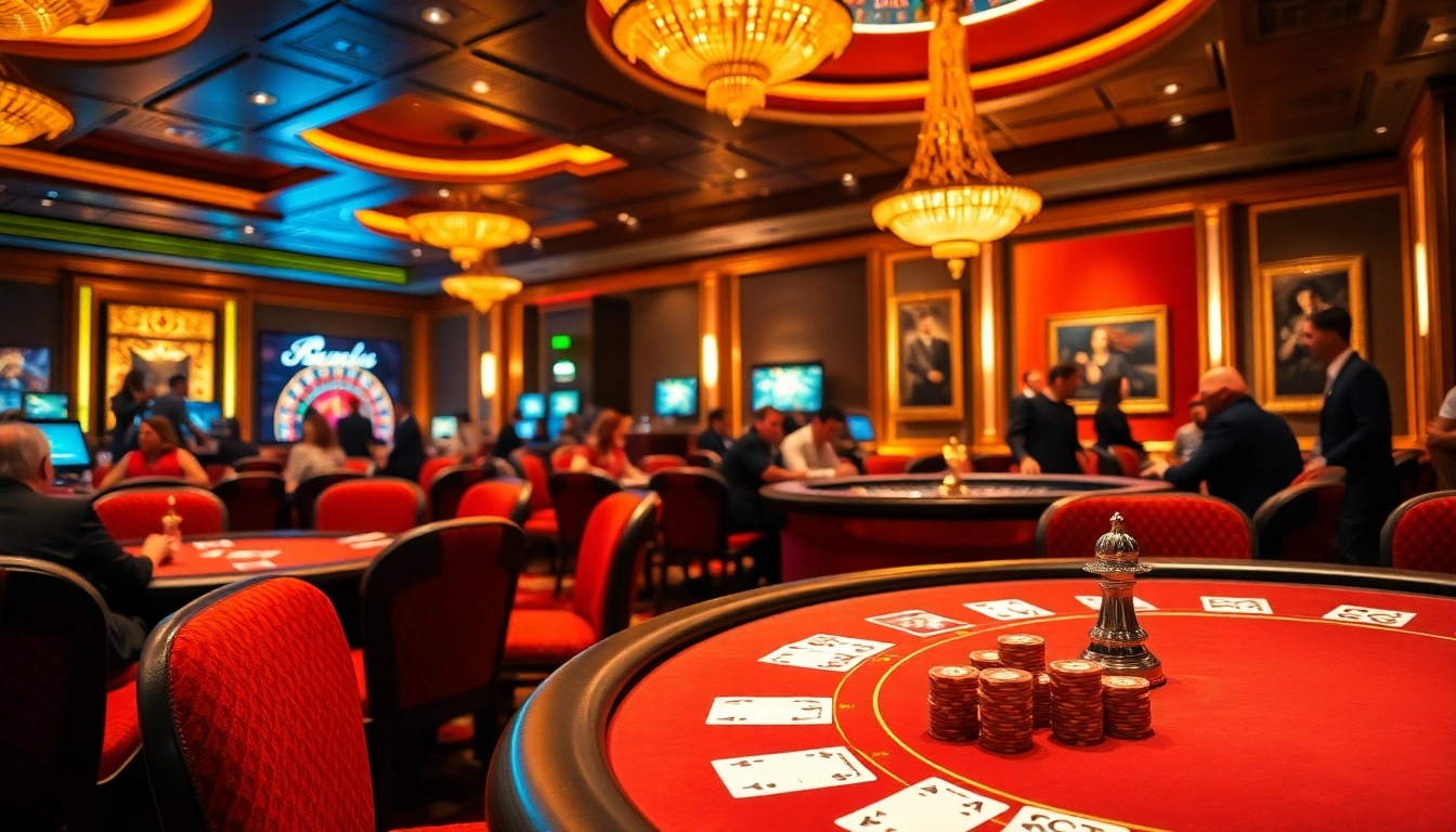 Experience the thrill of casino gaming at https://zbet.nyc/ with vibrant tables and excited players.