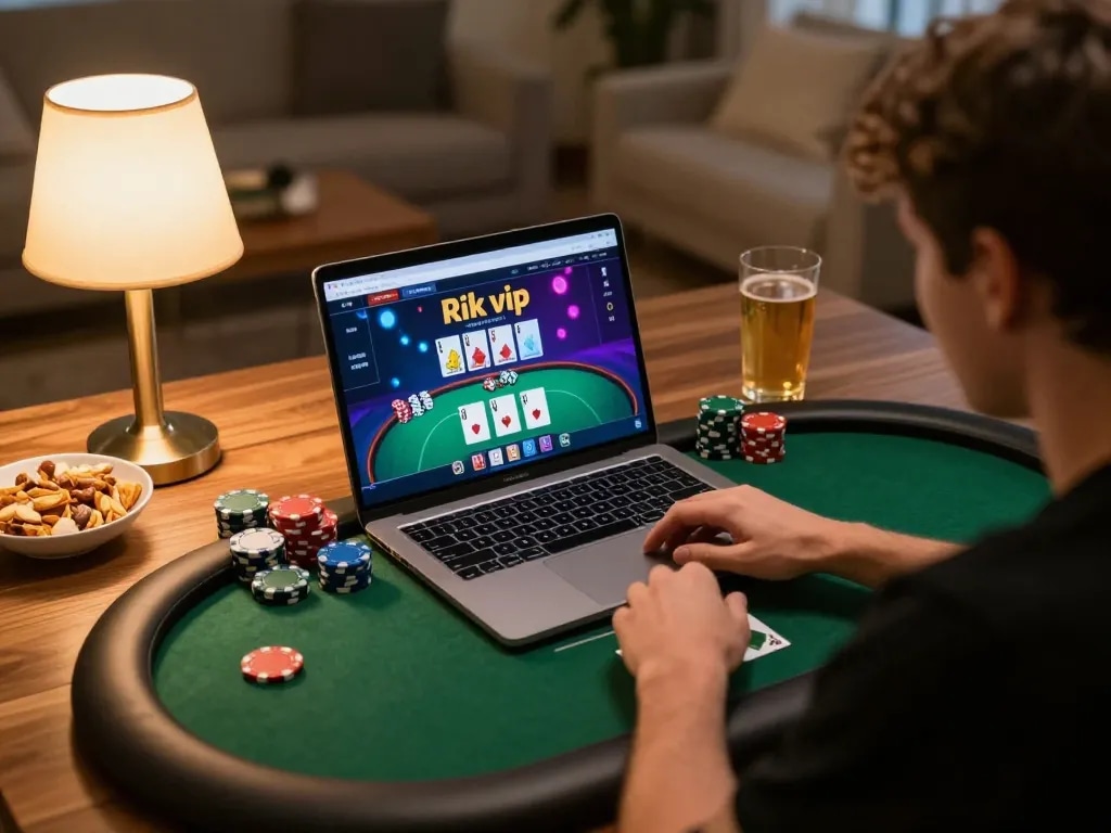 Experience victorious moments in rik vip poker gameplay with friends at home