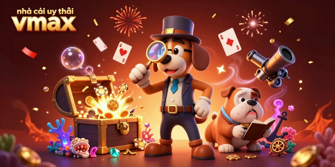 Engage with the thrilling world of nhà cái uy tín Vmax in a vibrant casino atmosphere, capturing excitement and action.