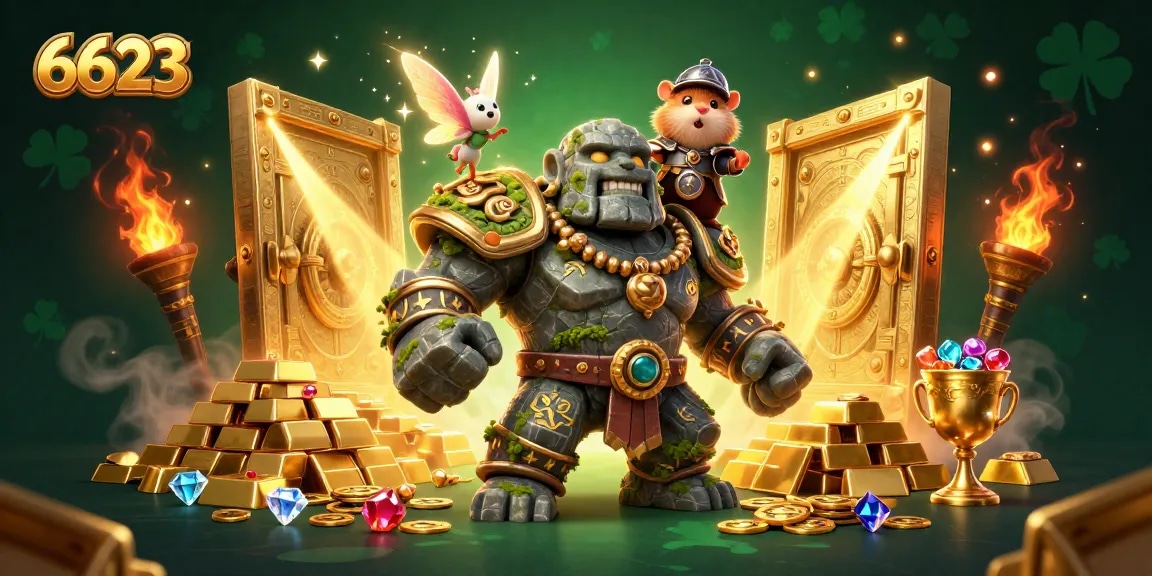 Engage in the thrilling world of 6623, featuring enchanting characters, treasures, and action-packed casino elements.