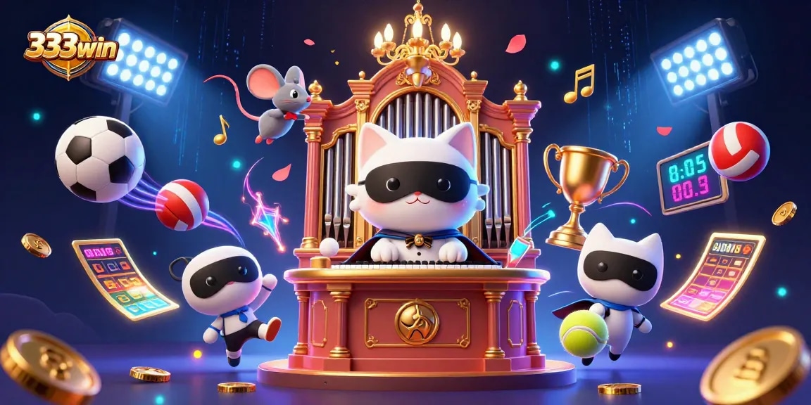 Enhance your gameplay with 333win's vibrant casino experience featuring dynamic elements and captivating characters.