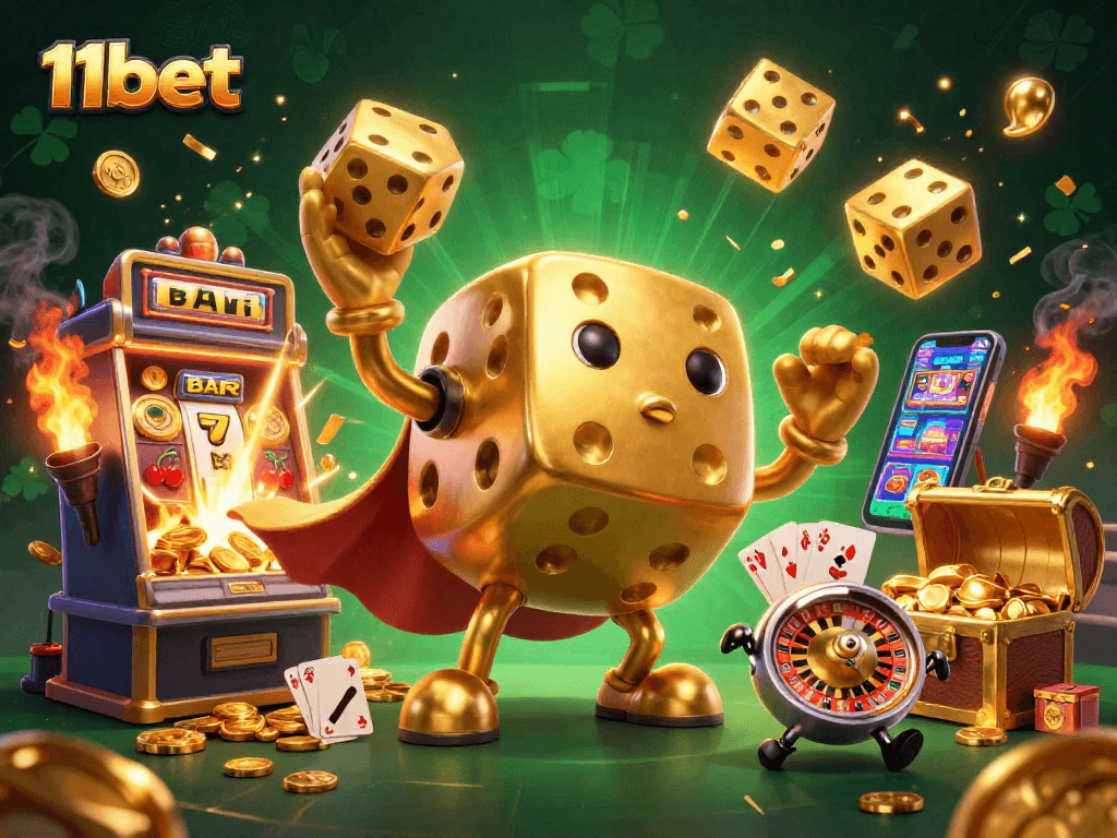 Engage with thrilling games on 11bet, featuring vibrant casino elements and an exciting atmosphere.