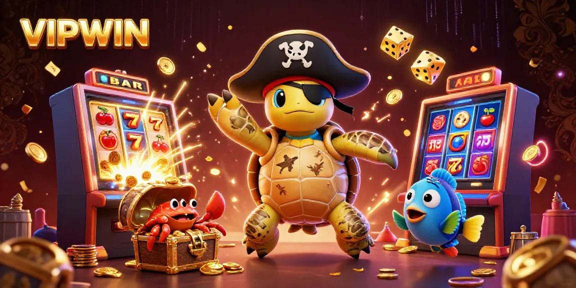 Engage with VIPWIN's creative casino adventure featuring lively characters and exciting gambling elements.
