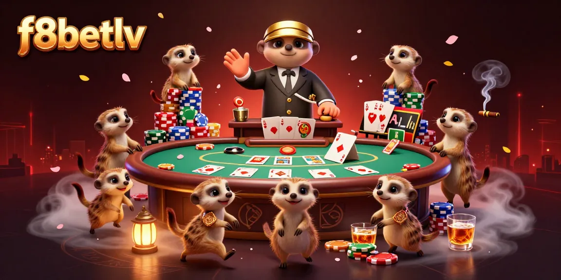 Experience the excitement at f8betlv casino with lively meerkats managing the fun.