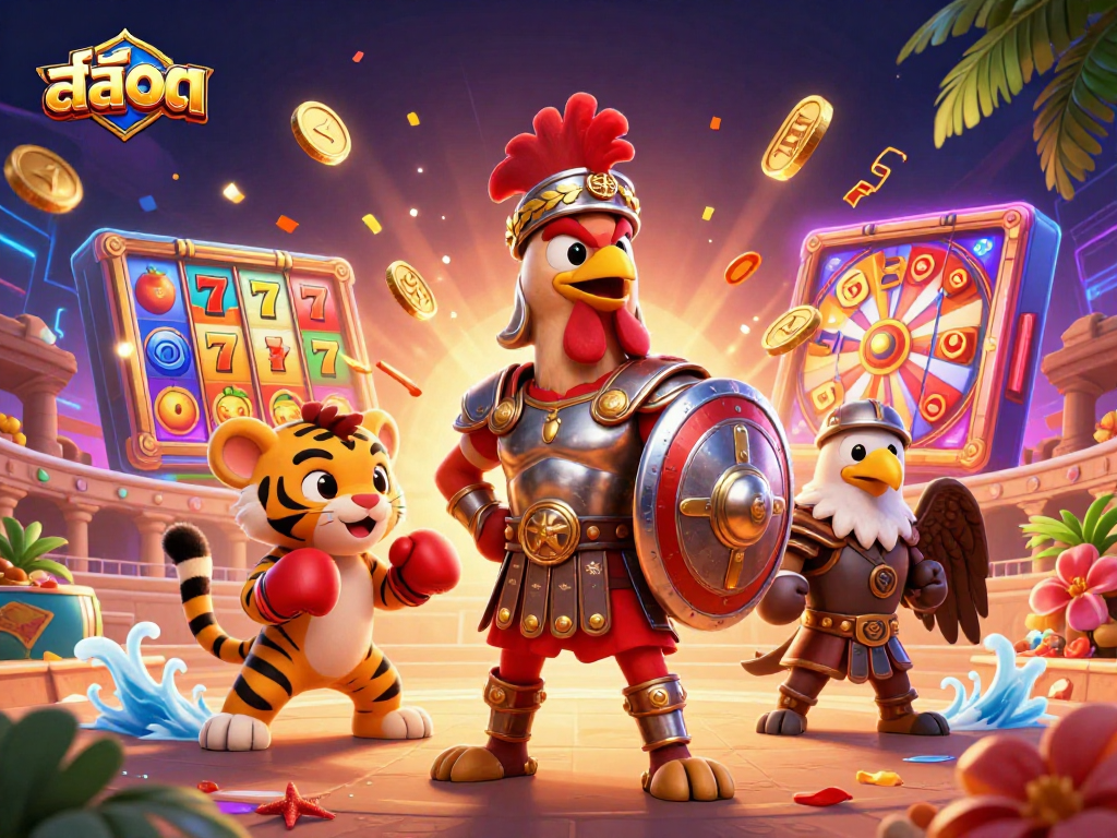 Play exciting slots with dynamic illustrations featuring various fruit symbols and jackpots in action, showcasing the excitement of สล็อต.