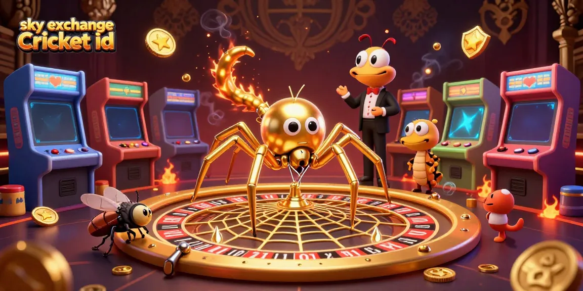 Engage with sky exchange Cricket id at a vibrant 3D casino scene, showcasing betting action and excitement.