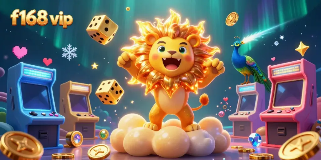 Experience the excitement of f168 vip with colorful gaming and friendly characters in vibrant 3D