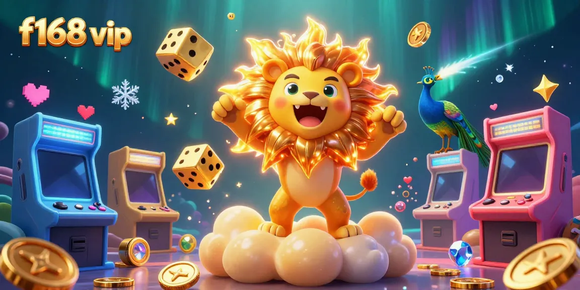 Experience the excitement of f168 vip with colorful gaming and friendly characters in vibrant 3D