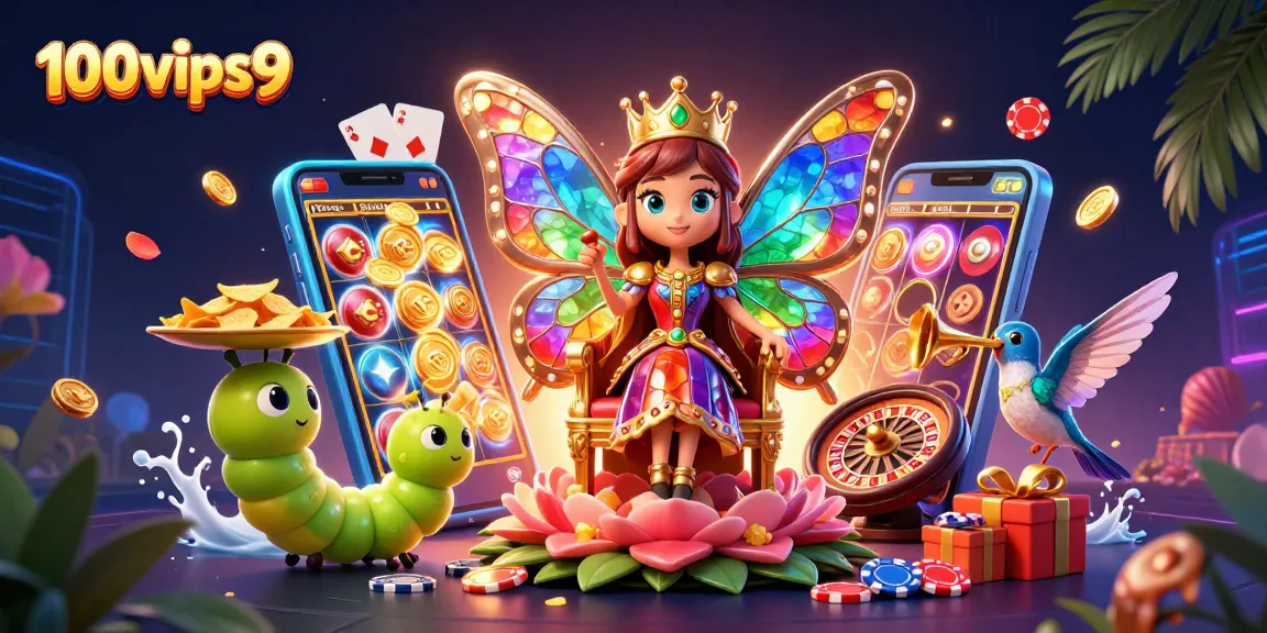 Engage with 100vips9's vibrant gaming scene featuring slots, rewards, and an immersive atmosphere.